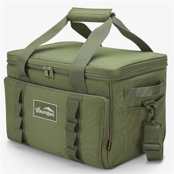 Cooler Bag 48-Can Insulated Leakproof Soft Cooler Large Collapsible Portable - Picture 1 of 16